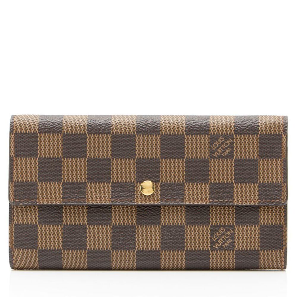 Louis Vuitton Vintage Damier Ebene Sarah Wallet